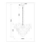 Подвесная люстра ARTE LAMP KAPRI A4078LM-12GO, 12хE14