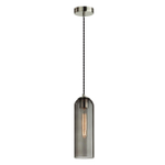 4805/1 PENDANT ODL21 407 никель/дымчатый Подвес E27 1*60W VOSTI