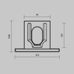 Комплект заглушек (для профиля 12×09) 10 шт., ALM-1209-EC 642068. TM Maytoni