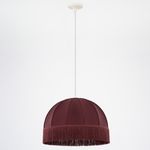 Citilux Базель CL407023 Подвесной светильник патина с красным абажуром