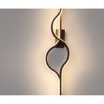 08418C-80L,19(3000K) Бра Велле черный (левое) w13*8 h80 Led 28W (3000K)