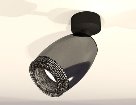 Комплект поворотного светильника XM1123002 DCH/SBK/BK черный хром/черный песок/тонированный MR16 GU5.3 (A2210, C1123, N7192)