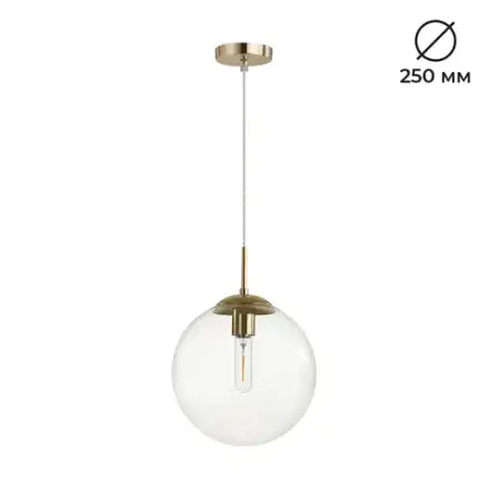6509/1 SUSPENTIONI LN26 409 золотой Подвес E27 1*60W 220V SUMMER