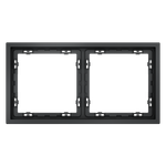 VLS100207 Рамка пластиковая VOLTUM S70 на 2 поста, (графит) (ТМ Maytoni)