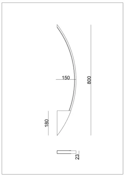 Настенный светильник Arte lamp MISSILE A2039AP-13BK, 1хLED