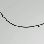 Коннектор радиусный D900 накладной Levity черный, TRA184-R900-11B. TM Maytoni