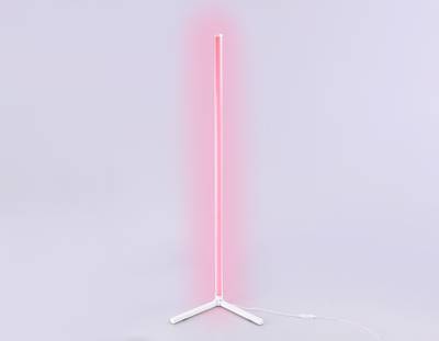 Светильник светодиодный напольный RGB с пультом FL8020 WH белый LED 15W RGB D32*1250 (ПДУ РАДИО 2.4G)