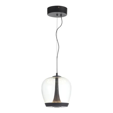 SL6014.423.01 Светильник подвесной ST-Luce Черный/Прозрачный, Черный LED 1*17W 3000K