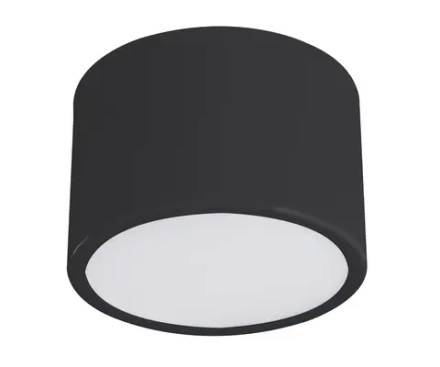 05510,19 Светильник Медина черный d10 h6,5 Led 8W (4000K)