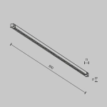 Трековый светильник Точки / Points Exility X 4000K 12Вт 40°, TR241-2-12W4K-B. TM Maytoni