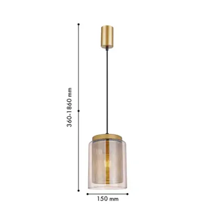 Подвес Galler 4346-1P, 1*E27*40W. ТМ F-Promo