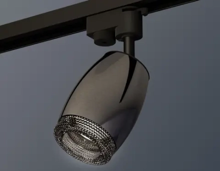 Комплект трекового однофазного светильника с композитным хрусталем XT1123005 DCH/SBK/BK черный хром/черный песок/тонированный MR16 GU5.3 (A2521, C1123, N7192)