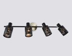 Светильник накладной TR8670/4 BK/SB чёрный/бронза E14/4 max 60W 760*100*190