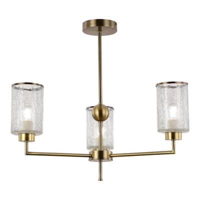 SLE1046-302-03 Люстра потолочная Бронза/Прозрачный E27 3*60W