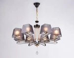 Светильник подвесной TR4618/8 CF/FGD кофе/золото E27/8 max 40W D760*810