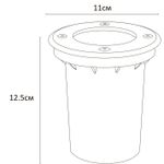 Тротуарный светильник Arte Lamp PIAZZA A6017IN-1SS, 1хGU10