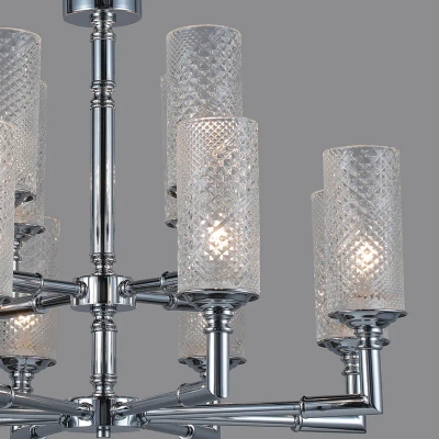 IL8683-12P-10 CR светильник потолочный ILLUMICO, E14х12