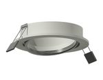 Корпус светильника встраиваемый поворотный для насадок D70mm C7653 SGR серый песок D106*H25mm MR16 GU5.3