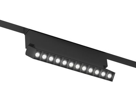 Светильник трековый светодиодный Magnetic SMART 220V 25mm GL8090 BK черный IP20 9W 3000-6000K 24° 220*25*138