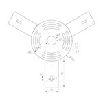 Светильник SP-RONDO-R250-30W Warm3000 (BK, 120 deg, 230V) (Arlight, IP40 Металл, 3 года)