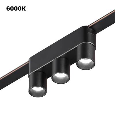 359477 SHINO NT24 124 черный Трековый смарт-светильник для низковольтного шинопровода с двумя режимами работы IP20 LED 6W 24V 3000-6000K EASY