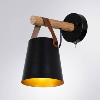 Бра Arte Lamp THOMAS A7032AP-1BK, 1хE27