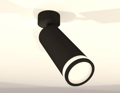 Комплект поворотного светильника XM6343012 SBK/FR черный песок/белый матовый MR16 GU5.3 (A2210, C6343, N6221)