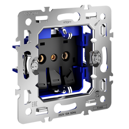 VLS0401M Механизм розетки с заземлением 16А, S70. (ТМ Maytoni)
