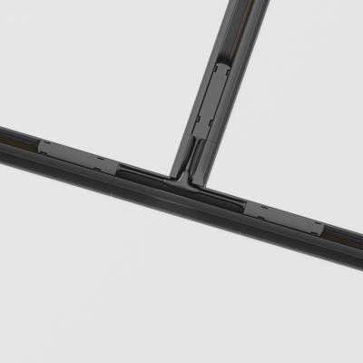 Коннектор питания Т-образный Gravity черный, TRA004CWT-22B. TM Maytoni