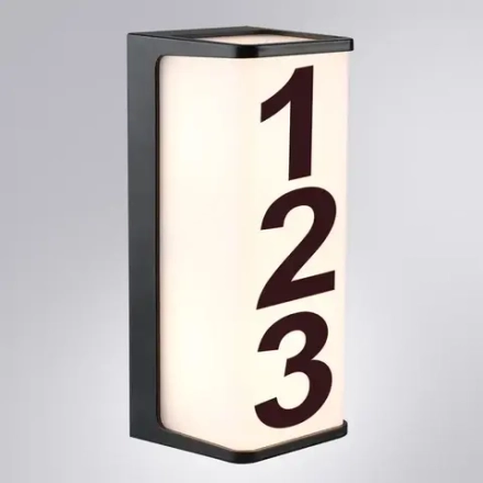 Уличный настенный светильник Arte Lamp LANCIA A6419AL-1BK, 1хLED