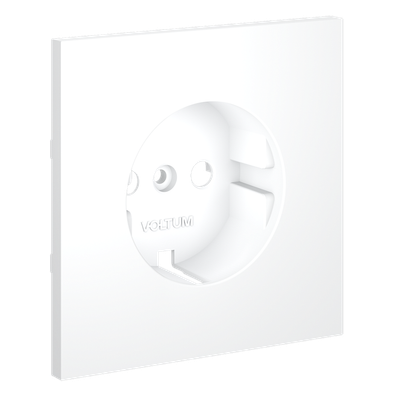 VLS000602 Накладка для розетки с заземлением, S70 (белый матовый). (ТМ Maytoni)