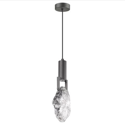 6695/5L MIDCENT ODL24 239 Подвесной светильник брашир. черный/металл/стекло IP20 LED 5W 200Лм 3000K LIA