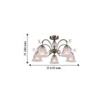 Потолочная люстра Vetus 2194-5U. ТМ F-Promo