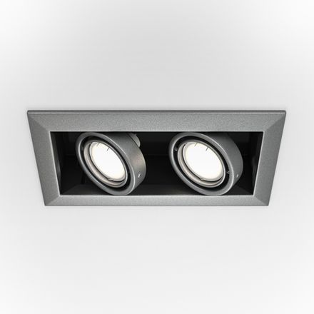 Встраиваемый светильник Metal Modern GU10х2, DL008-2-02-S. TM Maytoni