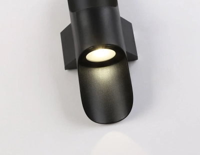 Светильник уличный светодиодный настенный ST4535 BK черный LED 4200K 8W IP54 220*66*100