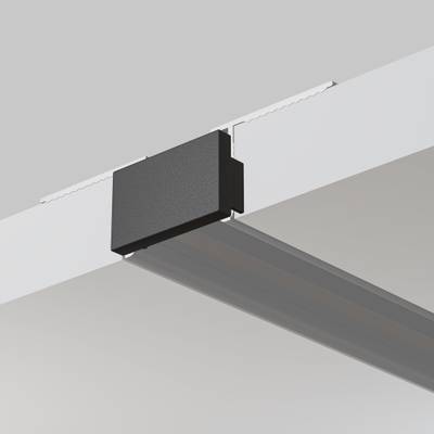 Заглушка для накладного/встраиваемого шинопровода, 2 шт. Basity, черный, TRA172EC-12B. TM Maytoni