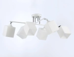 Светильник подвесной TR303088/6 WH/CH/FR белый/хром/белый матовый E27/6 max 40W 840*620*260