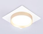 Светильник встраиваемый TN5230 WH/GD белый/золото GX53 max 12W 110*110*35