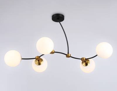 Подвесной светильник TR2548/5 BK/SB черный/бронза E27/5 max 60W 950*600*450