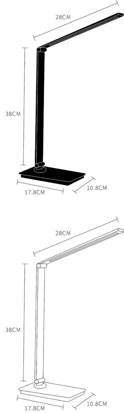 Офисная настольная лампа Arte Lamp EDWARD A5126LT-1WH, 1хLED