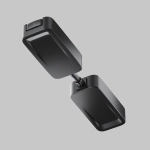 Коннектор питания прямой Radity встраиваемый черный, TRA084C-B-12. TM Maytoni