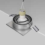 Встраиваемый светильник Atom GU10 1x50Вт DL024-2-01S. TM Maytoni