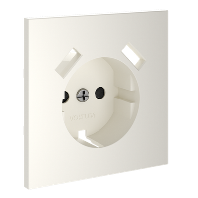 VLS000913 Накладка для розетки с заземлением и защитными шторками, с USB A+A, S70 (хлопок). (ТМ Maytoni)