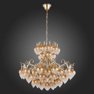 SL659.303.06 Люстра подвесная ST-Luce Золотистый/Золотистый E14 6*40W