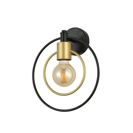 Настенный светильник Escada 1162/1A E27*40W Black/Gold