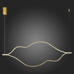 SL6106.203.56 Светильник подвесной ST-Luce Золотистый/Белый LED 1*56W 4000K