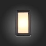 SL077.411.01 Светильник уличный настенный ST-Luce Черный/Белый LED 1*6W 3000K