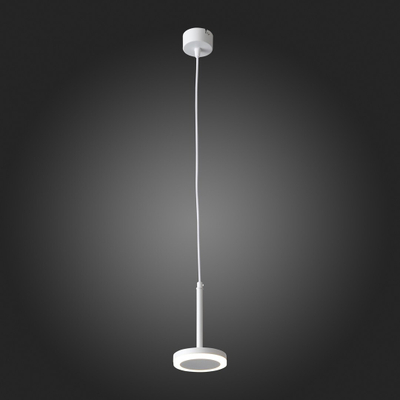 ST104.503.06 Светильник подвесной Белый LED 1*6W 3000K 468Lm Ra>80 120° IP20 D112xH184 170-240V