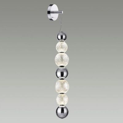 5007/13WL L-VISION ODL23 571 хром/прозрачный/металл/акрил Настенный светильник LED 13W 4000K 700Лм CRYSTAL