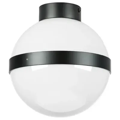 812117 Люстра GLOBO 1х40W E14 matt black/white Lightstar